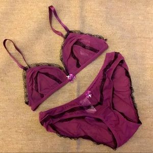 Bralette and Panty Set